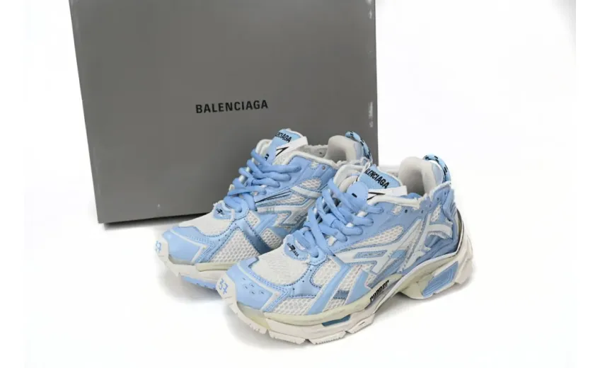 Balenciaga Runner White Light Blue replica