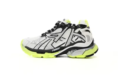 Balenciaga Runner White Neon Yellow 677403W3RBP1093 01