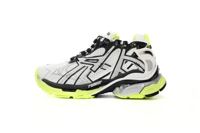 fake Balenciaga Runner White Neon Yellow 