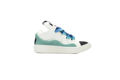 Lanvin Curb Sneaker White Blue FMSKRK11DRAGH22 02