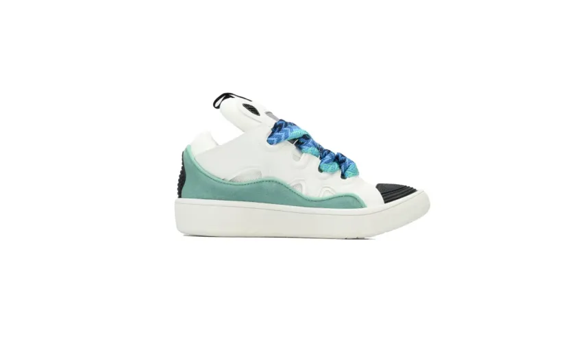 Lanvin Curb Sneaker White Blue reps
