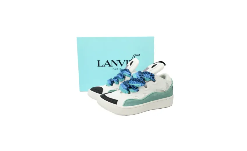Lanvin Curb Sneaker White Blue replica