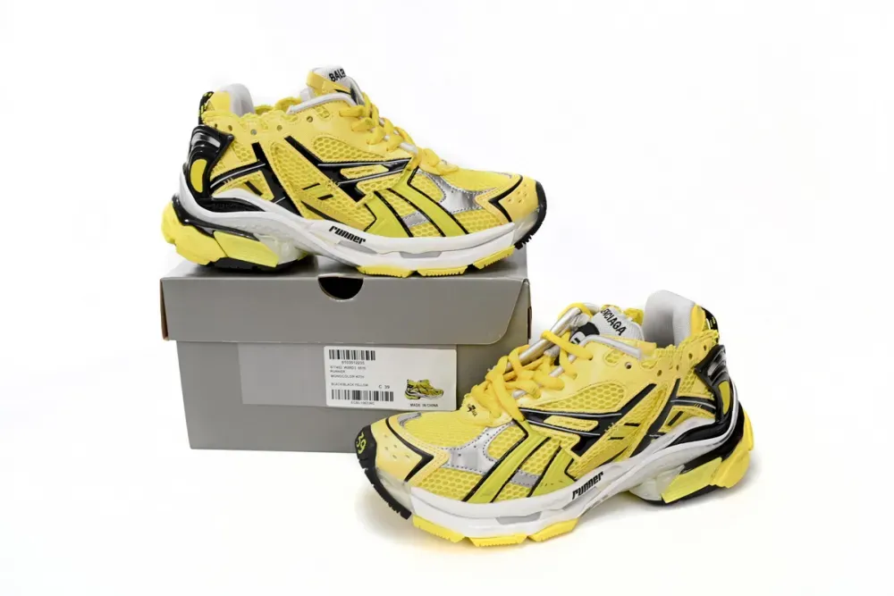 rep Balenciaga Runner Black Yellow