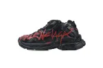 fake Balenciaga Runner Graffiti Black Red