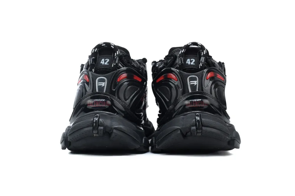 Balenciaga Runner Graffiti Black Red reps