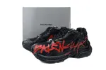 rep Balenciaga Runner Graffiti Black Red