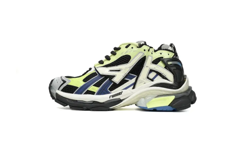 fake Balenciaga Runner Green Blue Black Grey