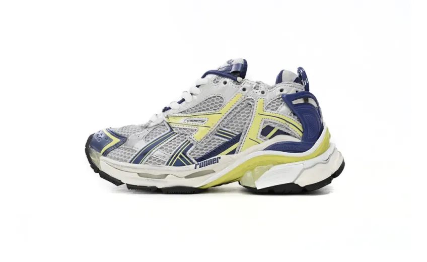 fake Balenciaga Runner White Blue Yellow