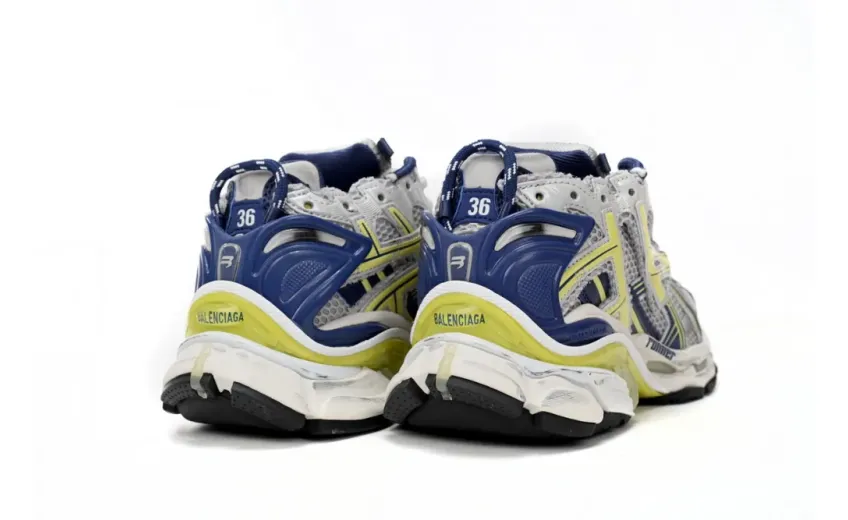 Balenciaga Runner White Blue Yellow reps