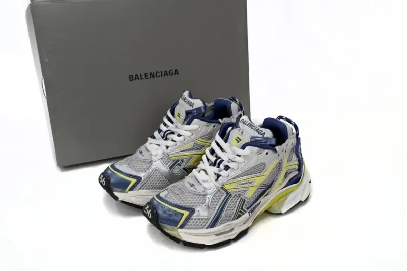 Balenciaga Runner White Blue Yellow replica