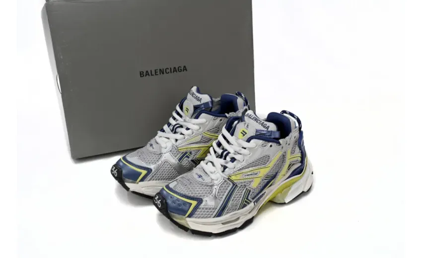 Balenciaga Runner White Blue Yellow replica