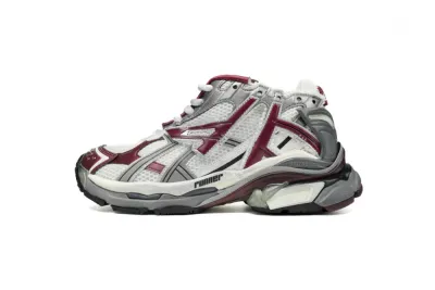 Balenciaga Runner Sneaker 'White Burgundy' 677402 W3RB3 9069 01