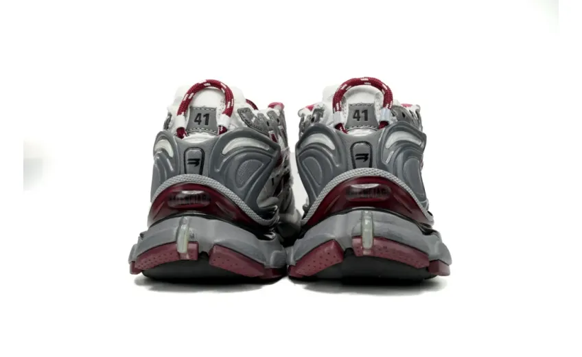 Balenciaga Runner Sneaker 'White Burgundy'  reps