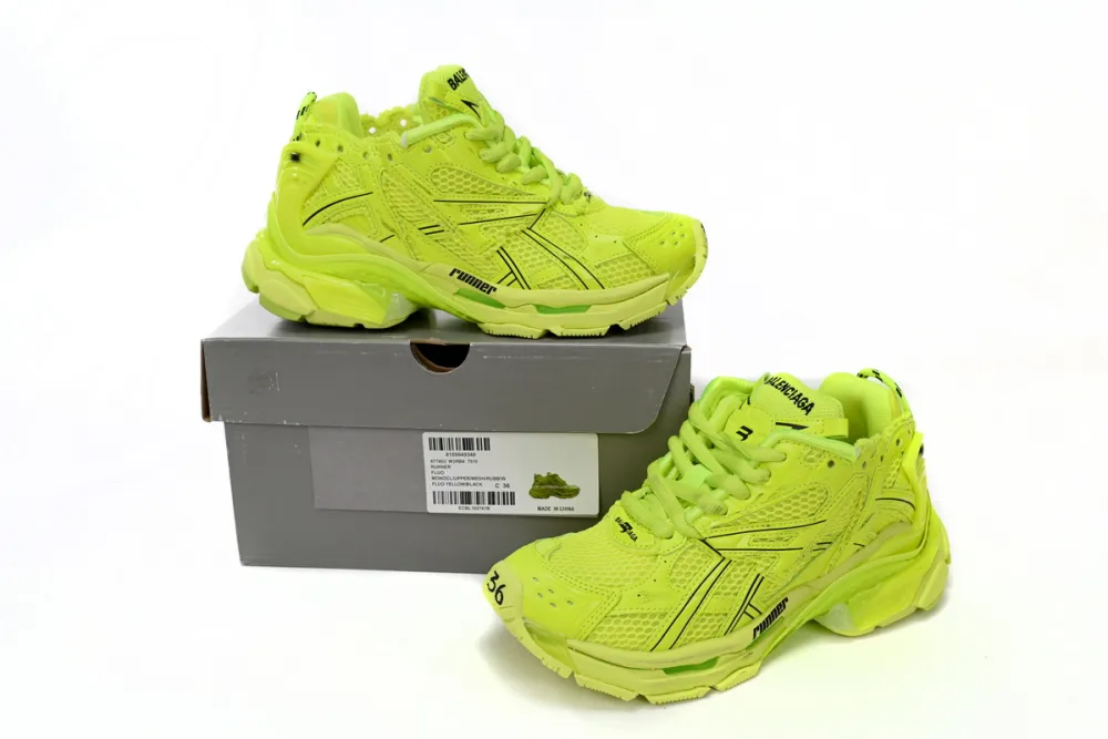rep Balenciaga Runner Fluorescent Yellow
