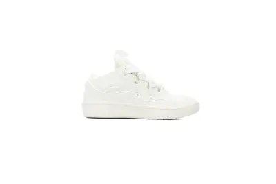 Lanvin Leather Curb All White 02