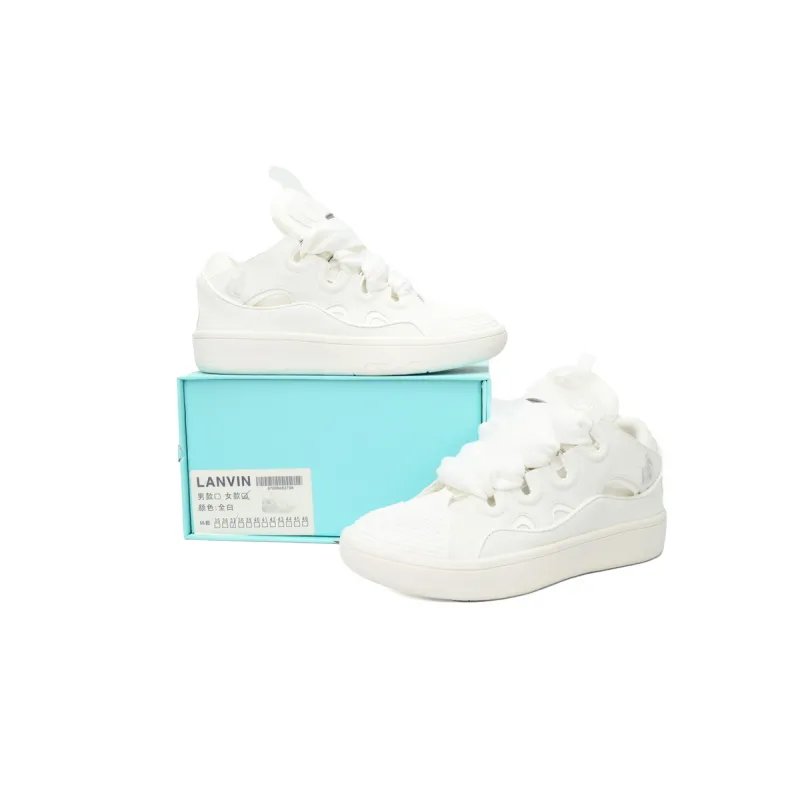  Lanvin Leather Curb All White replica