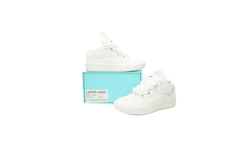  Lanvin Leather Curb All White replica