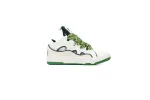  Lanvin Leather Curb White Green reps