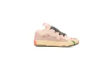  Lanvin Leather Curb White Pink reps