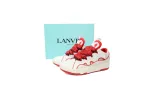  Lanvin Leather Curb White Red reps