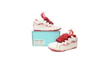  Lanvin Leather Curb White Red rep