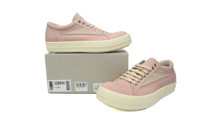 Rick Owens EDFU Vintage Low 'Faded Pink'  replica
