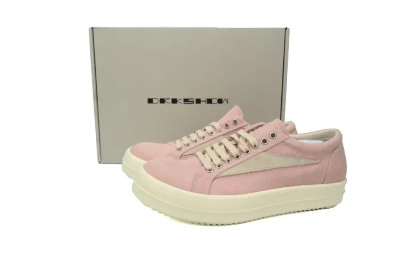 rep Rick Owens EDFU Vintage Low 'Faded Pink' 