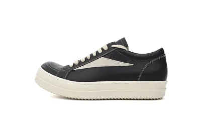 Rick Owens EDFU Vintage Low Black Milk [Leather] RU01C4897 LPOLVS 911 01