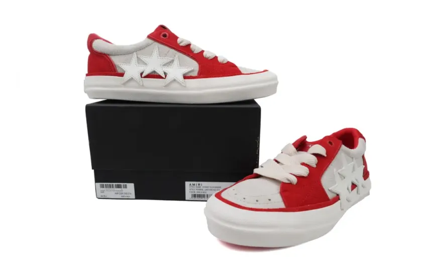 rep AMIRI Sunset Skate Low Red