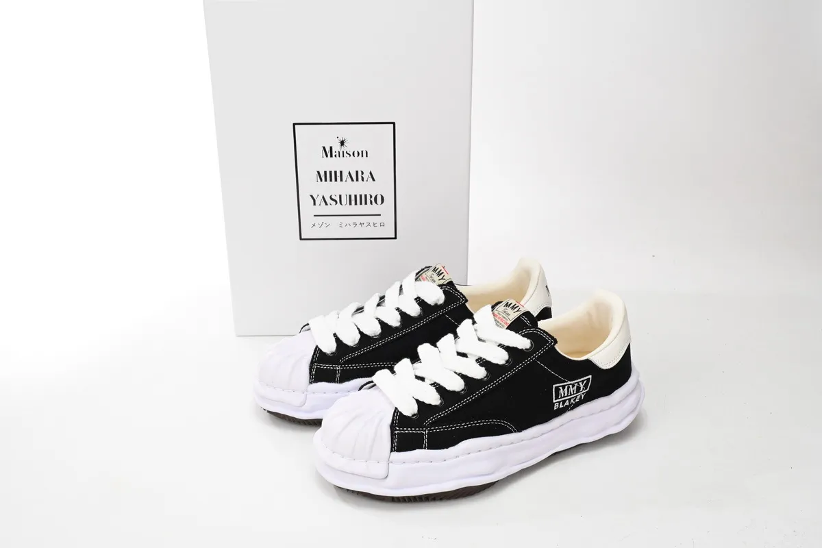 Maison Mihara Yasuhiro Blakey OG Sole Canvas Low Black rep