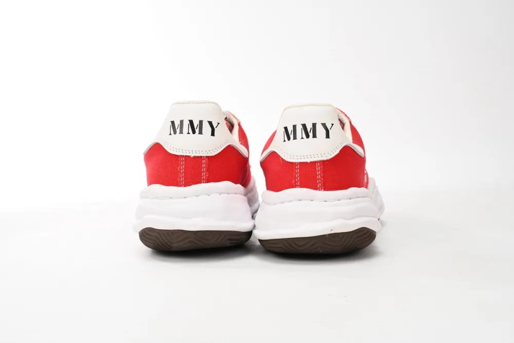 rep Maison Mihara Yasuhiro Blakey OG Sole Canvas Low Red 