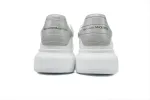 Alexander McQueen Oversized Sneaker Gray Stone Texture Heel