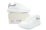 Alexander McQueen Oversized Sneaker Gray Stone Texture Heel