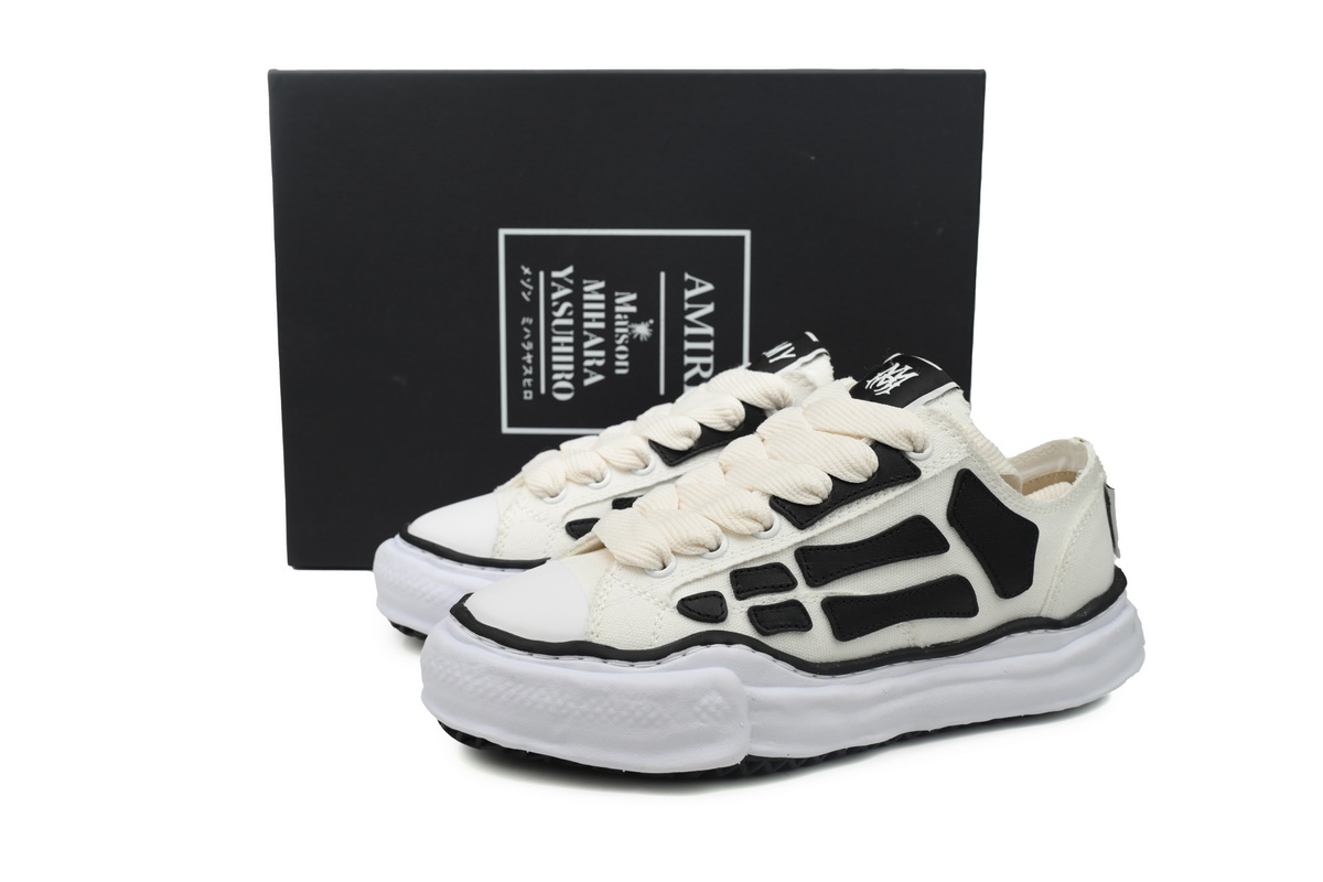 AMIRI MMY Bones x Maison MIHARA YASUHIRO Alabaster replica