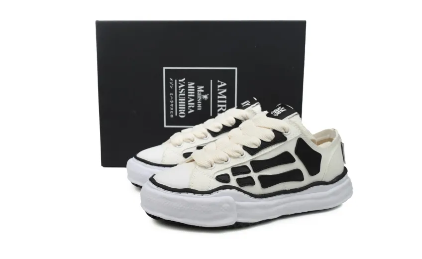 AMIRI MMY Bones x Maison MIHARA YASUHIRO Alabaster replica
