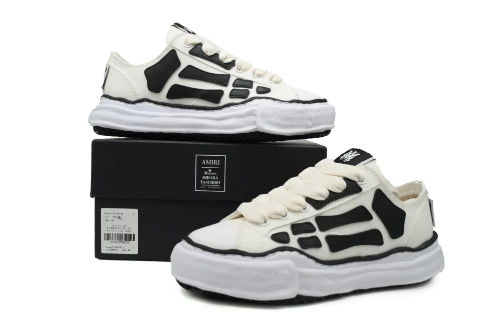 rep AMIRI MMY Bones x Maison MIHARA YASUHIRO Alabaster