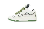 Lanvin Leather Curb White Green