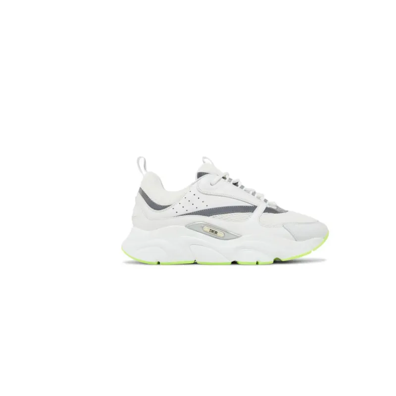 Dior B22 White Silver Fluo Green 3SN231YKA_H000