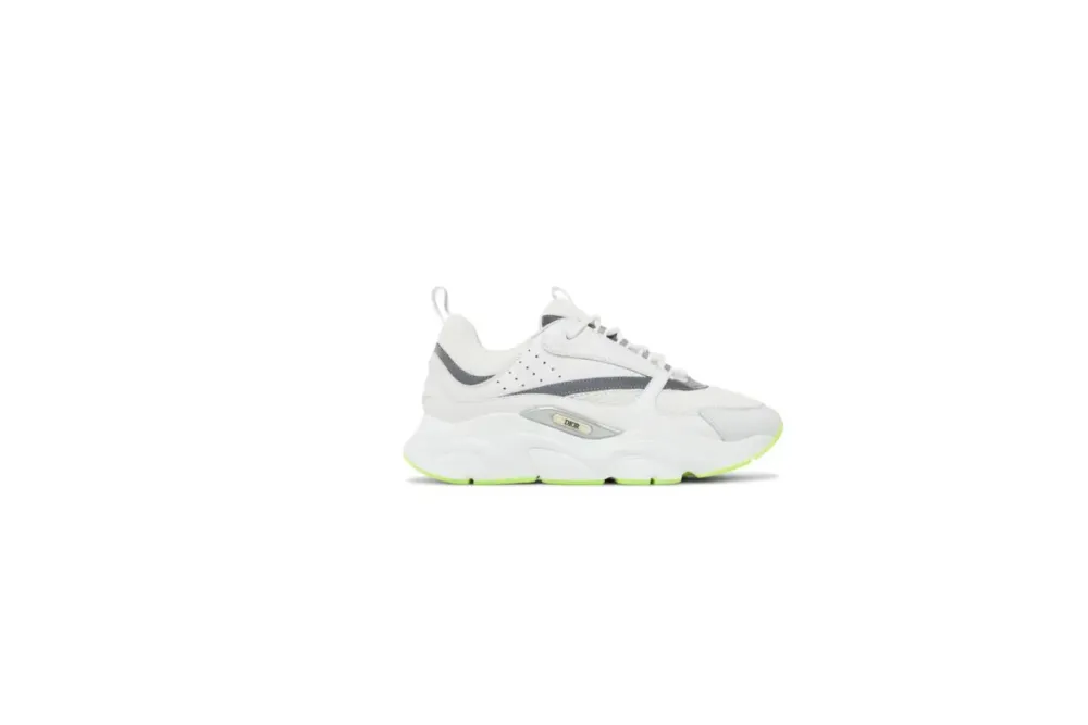 Dior B22 White Silver Fluo Green 3SN231YKA_H000