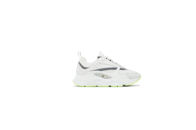 Dior B22 White Silver Fluo Green 3SN231YKA_H000
