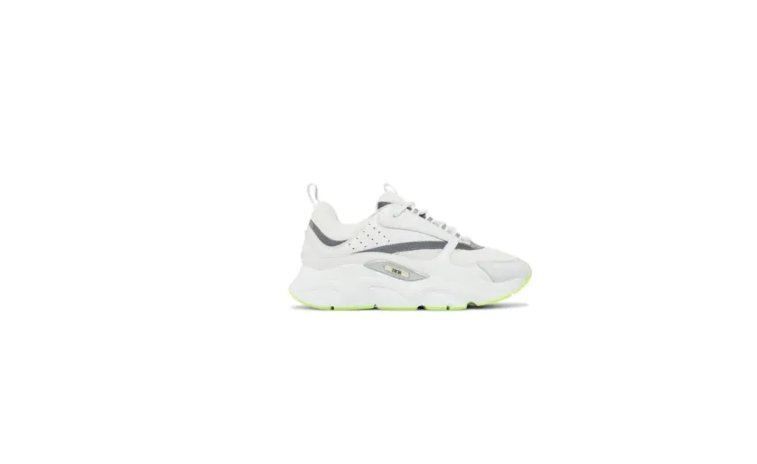 Dior B22 White Silver Fluo Green 3SN231YKA_H000