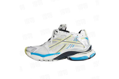 Balenciaga Runner 2.0 Sneaker  White Yellow Blue 772774 W3RMU 9074 01