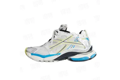 Balenciaga Runner 2.0 Sneaker  White Yellow Blue 772774 W3RMU 9074 01