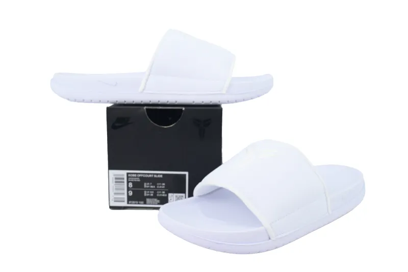 Nike Kobe Offcourt Slide Triple White IF2870 100
