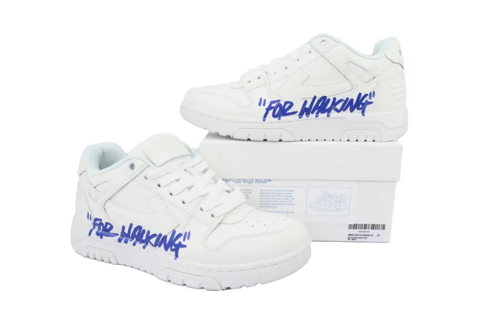 OFF-WHITE Out Of White and Blue Letters OMIA189F 24LEA006 0145