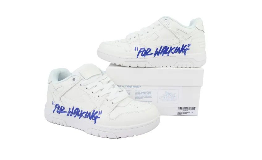 OFF-WHITE Out Of White and Blue Letters OMIA189F 24LEA006 0145