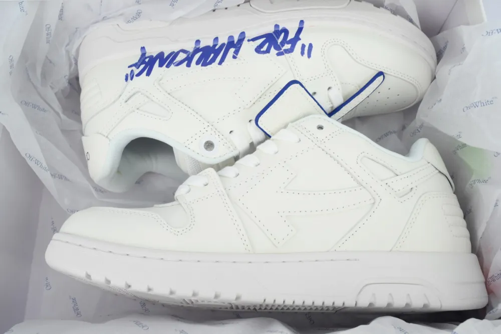 OFF-WHITE Out Of White and Blue Letters OMIA189F 24LEA006 0145