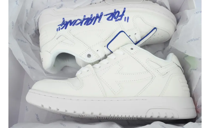 OFF-WHITE Out Of White and Blue Letters OMIA189F 24LEA006 0145