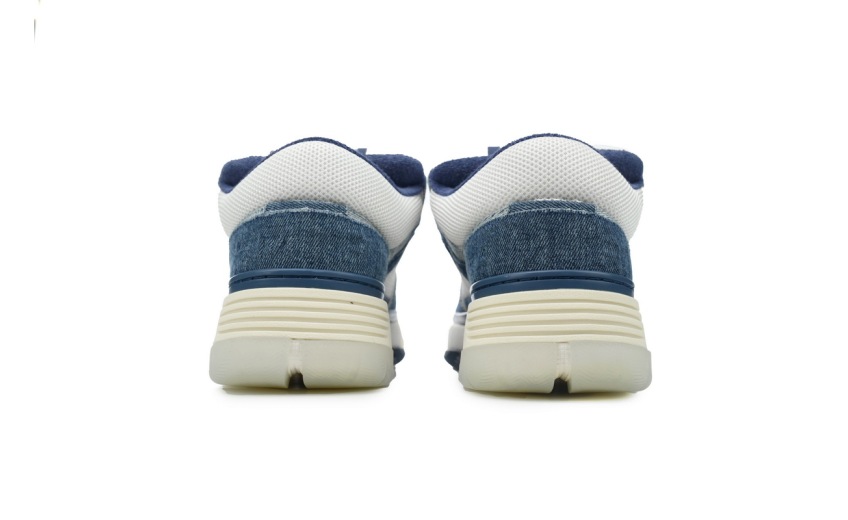 AMIRI MA-1 Leather Denim Blue