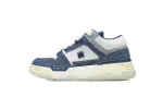 AMIRI MA-1 Leather Denim Blue